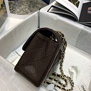 Forubags Chanel Classic Double Flap Bag Brown - 20cm - 6