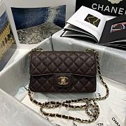 Forubags Chanel Classic Double Flap Bag Brown - 20cm - 2