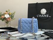 Forubags Chanel Classic Double Flap Blue Mini Bag - 16cm - 6