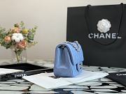 Forubags Chanel Classic Double Flap Blue Mini Bag - 16cm - 4