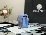 Forubags Chanel Classic Double Flap Blue Medium Bag - 20cm - 5
