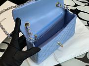 Forubags Chanel Classic Double Flap Blue Medium Bag - 20cm - 4