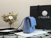 Forubags Chanel Classic Double Flap Blue Large Bag - 25cm - 6