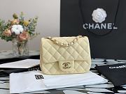 Forubags Chanel Classic Double Flap Creme Mini Bag - 16cm - 6