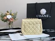 Forubags Chanel Classic Double Flap Creme Mini Bag - 16cm - 5