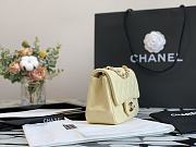 Forubags Chanel Classic Double Flap Creme Mini Bag - 16cm - 3