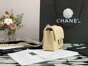 Forubags Chanel Classic Double Flap Creme Medium Bag - 20cm - 4
