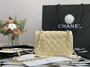 Forubags Chanel Classic Double Flap Creme Medium Bag - 20cm - 5