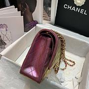 Forubags Chanel Classic Double Flap Metalic Pink Bag Gold Hardware – 25.5x15x6cm - 3