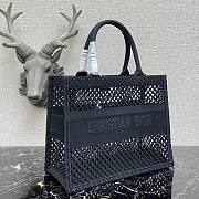 Forubags Christian Dior Mesh Book Tote Black - 36cm - 2