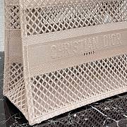Forubags Christian Dior Mesh Book Tote Pink - 36cm - 2