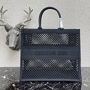 Forubags Christian Dior Mesh Book Tote Black - 41cm - 3