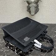 Forubags Christian Dior Mesh Book Tote Black - 41cm - 2