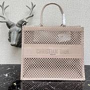 Forubags Christian Dior Mesh Book Tote Pink - 41cm - 2