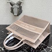 Forubags Christian Dior Mesh Book Tote Pink - 41cm - 3