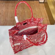 Christian Dior Book Tote Small Raspberry - M1296ZR - 36.5x28x14cm - 2
