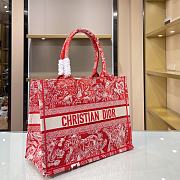 Christian Dior Book Tote Small Raspberry - M1296ZR - 36.5x28x14cm - 6