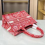 Christian Dior Book Tote Small Raspberry - M1296ZR - 36.5x28x14cm - 3