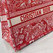 Christian Dior Book Tote Small Raspberry - M1296ZR - 36.5x28x14cm - 5