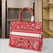 Christian Dior Book Tote Small Raspberry - M1296ZR - 36.5x28x14cm - 4
