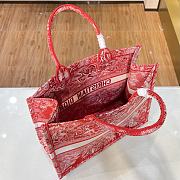 Forubags Christian Dior Book Tote Small Raspberry - M1296ZR - 41.5x34.5x16cm - 5