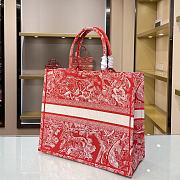 Forubags Christian Dior Book Tote Small Raspberry - M1296ZR - 41.5x34.5x16cm - 3