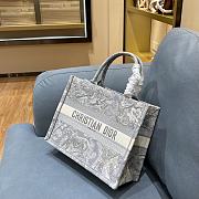 Forubags Dior Tote Book Reverse Gray - 36cm - 5