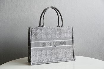 Forubags Christian Dior Tote Book Gray 1286 - 36.5x28x17.5cm