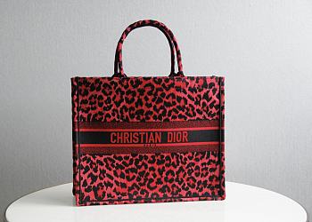 Forubags Christian Dior Tote Book Mizza Red - 1286 - 41cm