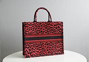 Forubags Christian Dior Tote Book Mizza Red - 1286 - 41cm - 6