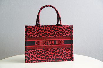 Forubags Christian Dior Tote Book Mizza Red - 1286 - 36cm