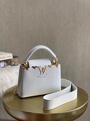 Forubags LV Capucines Mini Bag Taurillon White - M56848 - 21.0 x 14.0 x 8.0cm - 1