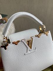 Forubags LV Capucines Mini Bag Taurillon White - M56848 - 21.0 x 14.0 x 8.0cm - 6