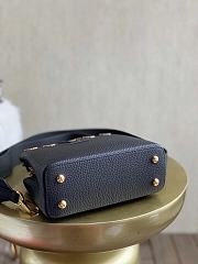 Forubags LV Capucines Mini Bag Taurillon Black - M56848 - 21.0 x 14.0 x 8.0cm - 3