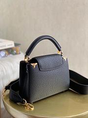 Forubags LV Capucines Mini Bag Taurillon Black - M56848 - 21.0 x 14.0 x 8.0cm - 4