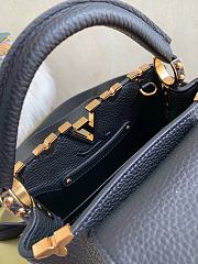 Forubags LV Capucines Mini Bag Taurillon Black - M56848 - 21.0 x 14.0 x 8.0cm - 5