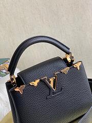 Forubags LV Capucines Mini Bag Taurillon Black - M56848 - 21.0 x 14.0 x 8.0cm - 6