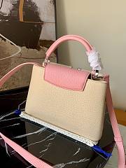 Forubags LV Capucines BB Taurillon Beige/Pink - M55910 - 27.0 x 21.0 x 10.0 cm - 4