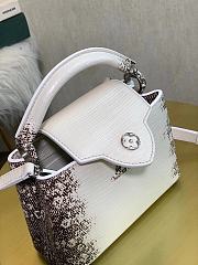 Forubags Louis Vuitton Capucines BB White - M48865 – Size 21x14x8cm - 5