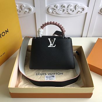 Forubags Louis Vuitton Capucines BB Taurillon Leather Black - M56408 – Size 27.0 x 18.0 x 9.0 cm