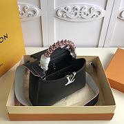 Forubags Louis Vuitton Capucines BB Taurillon Leather Black - M56408 – Size 27.0 x 18.0 x 9.0 cm - 3