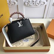 Forubags Louis Vuitton Capucines BB Taurillon Leather Black - M56408 – Size 27.0 x 18.0 x 9.0 cm - 2