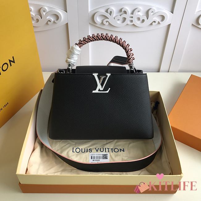 Forubags Louis Vuitton Capucines BB Taurillon Leather Black - M56408 – 31 x 21x 11cm - 1
