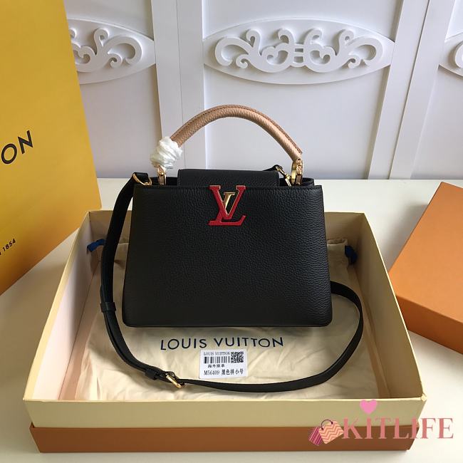 Forubags Louis Vuitton Capucines BB Taurillon Leather Black - M56409 – 27 x 18x 9cm - 1