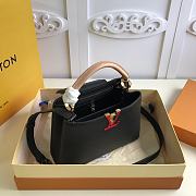 Forubags Louis Vuitton Capucines BB Taurillon Leather Black - M56409 – 27 x 18x 9cm - 3