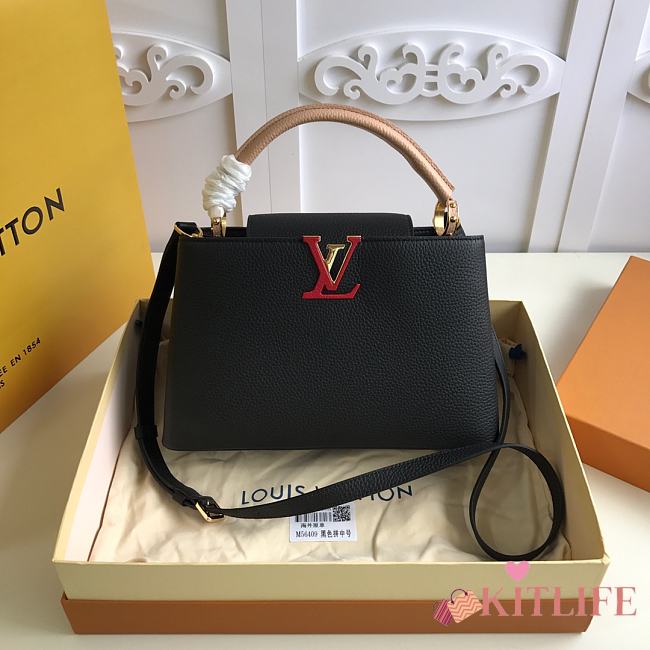 Forubags Louis Vuitton Capucines BB Taurillon Leather Black - M56409 – 31.5 x 20.0 x 11.0 cm - 1