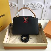 Forubags Louis Vuitton Capucines BB Taurillon Leather Black - M56409 – 31.5 x 20.0 x 11.0 cm - 2