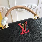 Forubags Louis Vuitton Capucines BB Taurillon Leather Black - M56409 – 31.5 x 20.0 x 11.0 cm - 3