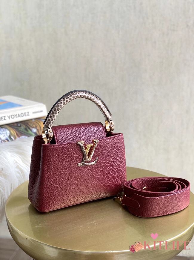 Forubags Louis Vuitton Capucines Mini Taurillon Leather  - N95509 – 21x14x8cm - 1