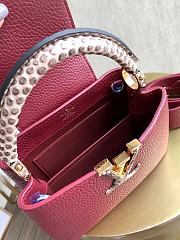 Forubags Louis Vuitton Capucines Mini Taurillon Leather  - N95509 – 21x14x8cm - 6